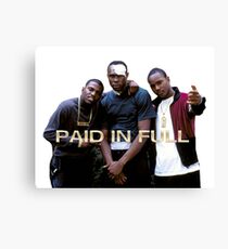 PAID IN FULL Canvas Print