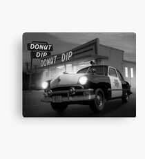 Cops Shoot Unarmed Donut Canvas Print