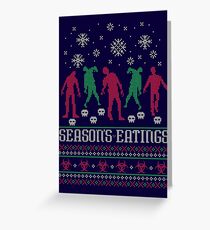 Season's Eatings Greeting Card