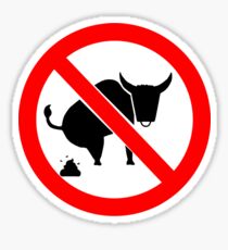 NO BS Sticker