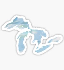 Pegatina Acuarela de Great Lakes