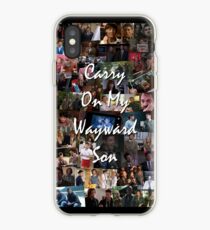 Carry On My Wayward Son iPhone Case