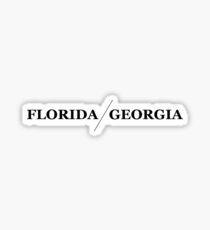 Pegatina línea de florida georgia