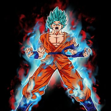 goku super saiyan blue kaioken Classic | Sticker