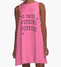Vicious Mockery A-Line Dress