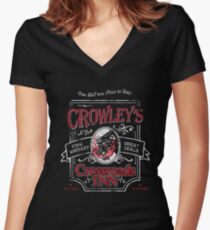 Crowleys Crossroads Inn Shirt mit V-Ausschnitt