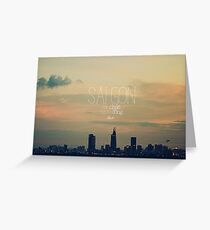 Saigon Greeting Card
