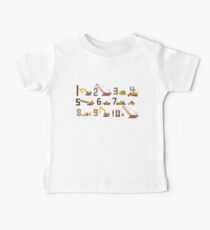 Zählen von Baufahrzeugen - Das Kinderbild Baby T-Shirt