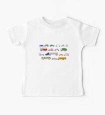 Camiseta para bebé Street Vehicles - The Kids 'Picture Show - 8 bits