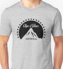 Camiseta unisex Alpe d'Huez (negro)