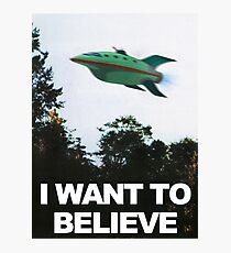 I Want To Believe - Futurama Photographic Print