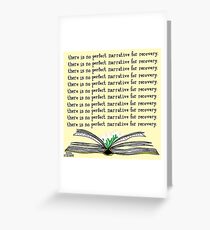 No Perfect Narrative Greeting Card