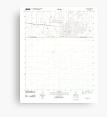 USGS TOPO Map Arizona AZ Douglas 20111026 TM Metal Print