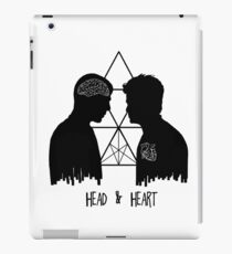Kirk/Spock - Head/Heart //on light colours// iPad Case/Skin