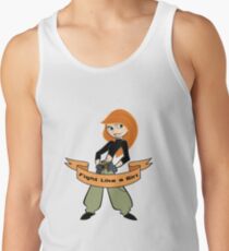 Kim Possible - Fight Like a Girl Tank Top