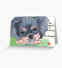 The Sound of the Ground Greeting Card