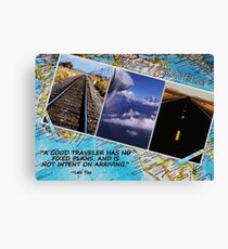 HAPPY TRAVELS Canvas Print