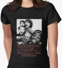 Stranger Things Squad Goals Women's Fitted T-Shirt