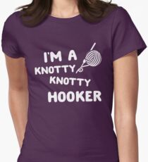 I'm a knotty knotty hooker Women's Fitted T-Shirt