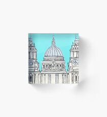 St Pauls Cathedral Acrylic Block