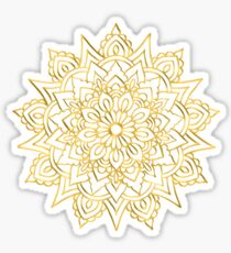 Golden Mandala Sticker