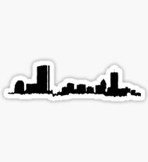 Boston Black Skyline Sticker