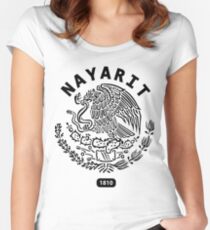 Nayarit Mexiko 1810 T-Shirt Tailliertes Rundhals-Shirt