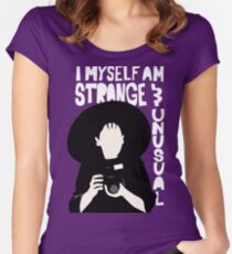 Strange and Unusual Women's Fitted Scoop T-Shirt