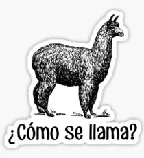 Cómo se llama? Sticker