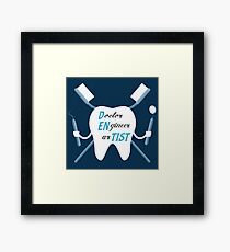 Dentist Artist Framed Print