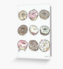 Donuts Greeting Card