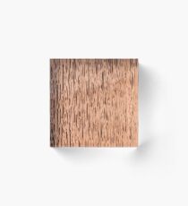 Rust Copper Textured Acrylic Block
