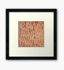 Rust Copper Textured Framed Print