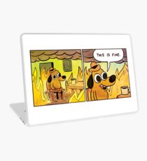 This is fine Laptop Skin