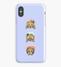 Flower Crown Monkey iPhone Case