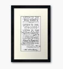 Shel Silverstein Framed Print