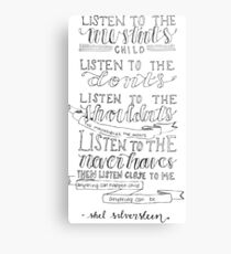 Shel Silverstein Metallbild