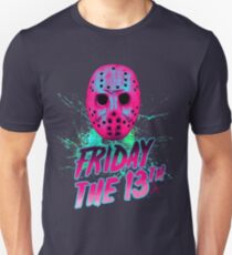 VENDREDI 13 V néon T-shirt unisexe