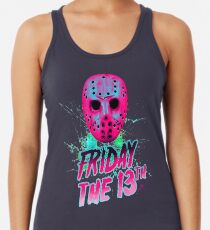 Freitag, der 13. Neon V Tanktop für Frauen