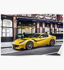 Ferrari F12 TDF Poster