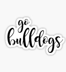 geh Bulldoggen Sticker