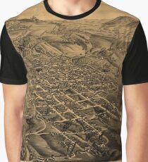 Map Of Butte 1884 Graphic T-Shirt