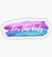 Watercolor Streak For the Kids Sticker