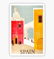Spanien Postkarte Sticker