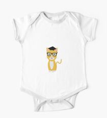 nerd geek cat One Piece - Short Sleeve
