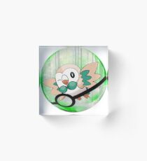 Rowlet Acrylic Block