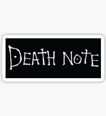 death note stickers redbubble