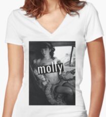 Molly Women's Fitted V-Neck T-Shirt