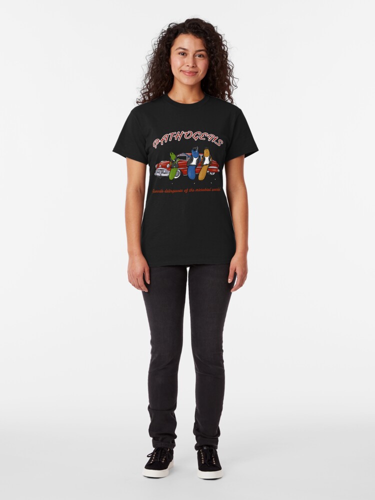 Alternate view of Greaser Pathogens Classic T-Shirt