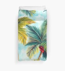 Tropical Palm Trees Duvet Cover